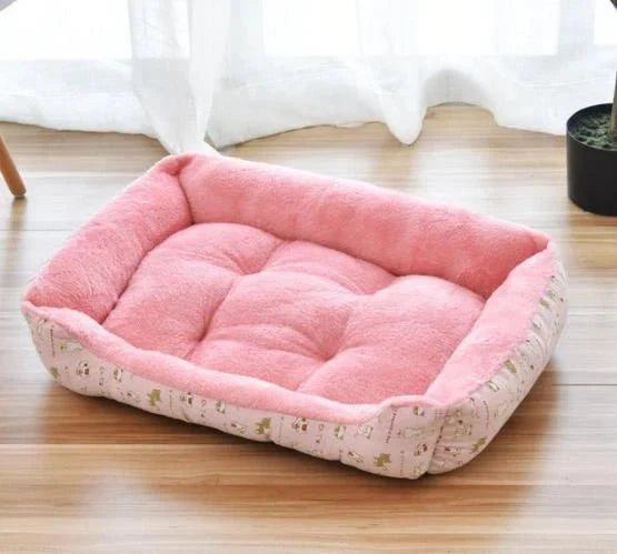 Soft Waterproof Plush Cat Bed – CalmFit™