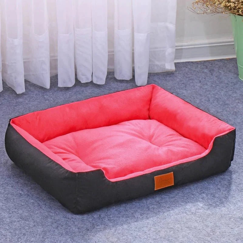 Soft Waterproof Plush Cat Bed – CalmFit™