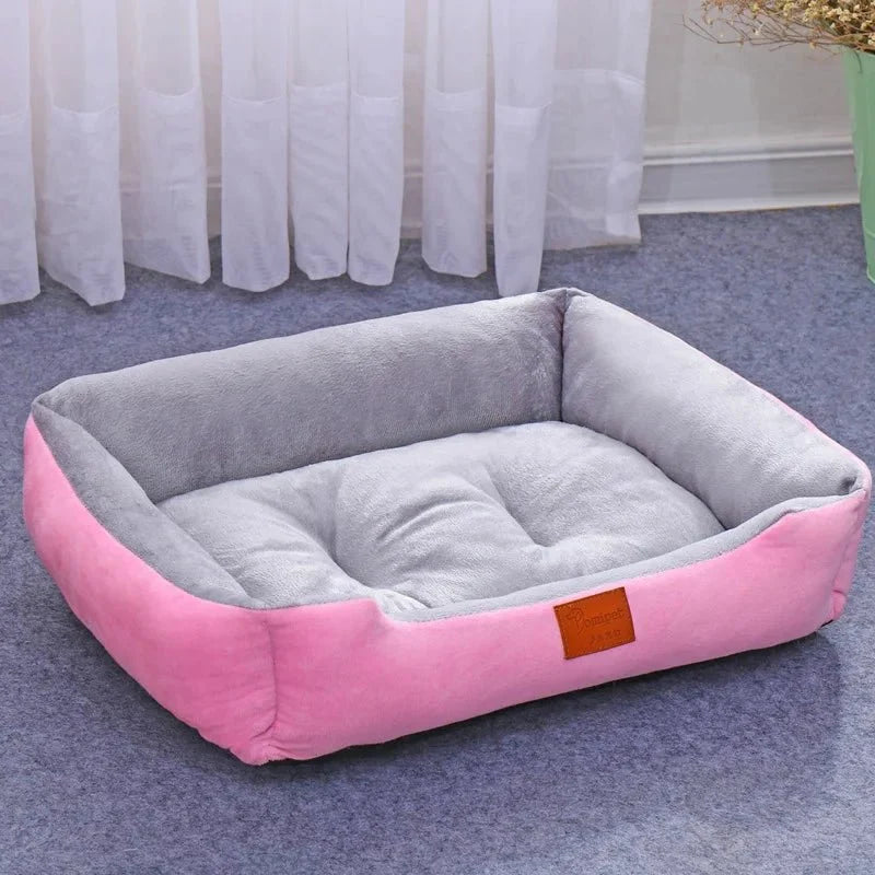 Soft Waterproof Plush Cat Bed – CalmFit™