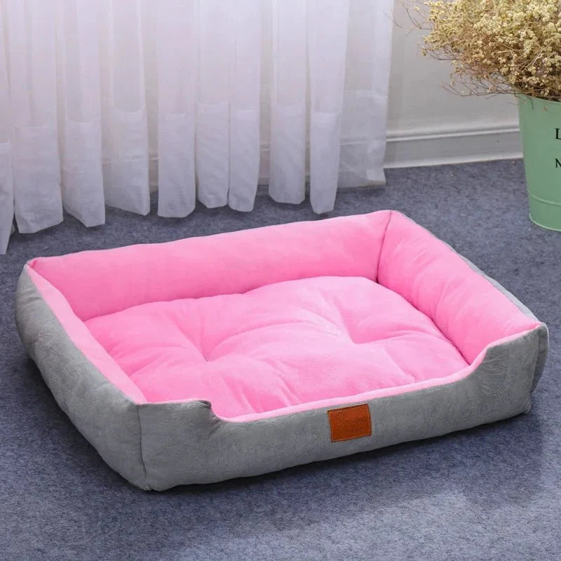 Soft Waterproof Plush Cat Bed – CalmFit™