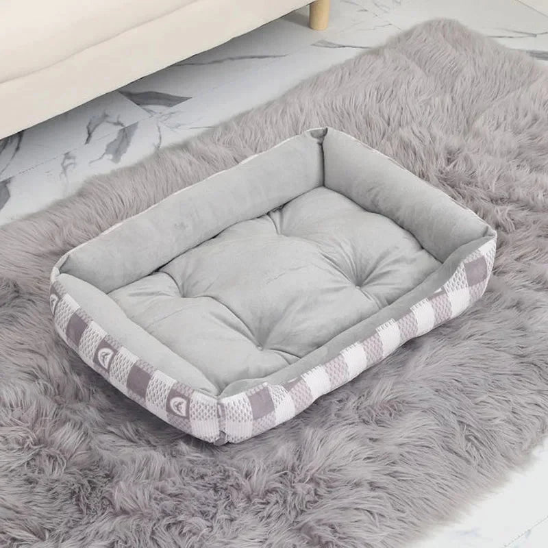 Soft Waterproof Plush Cat Bed – CalmFit™