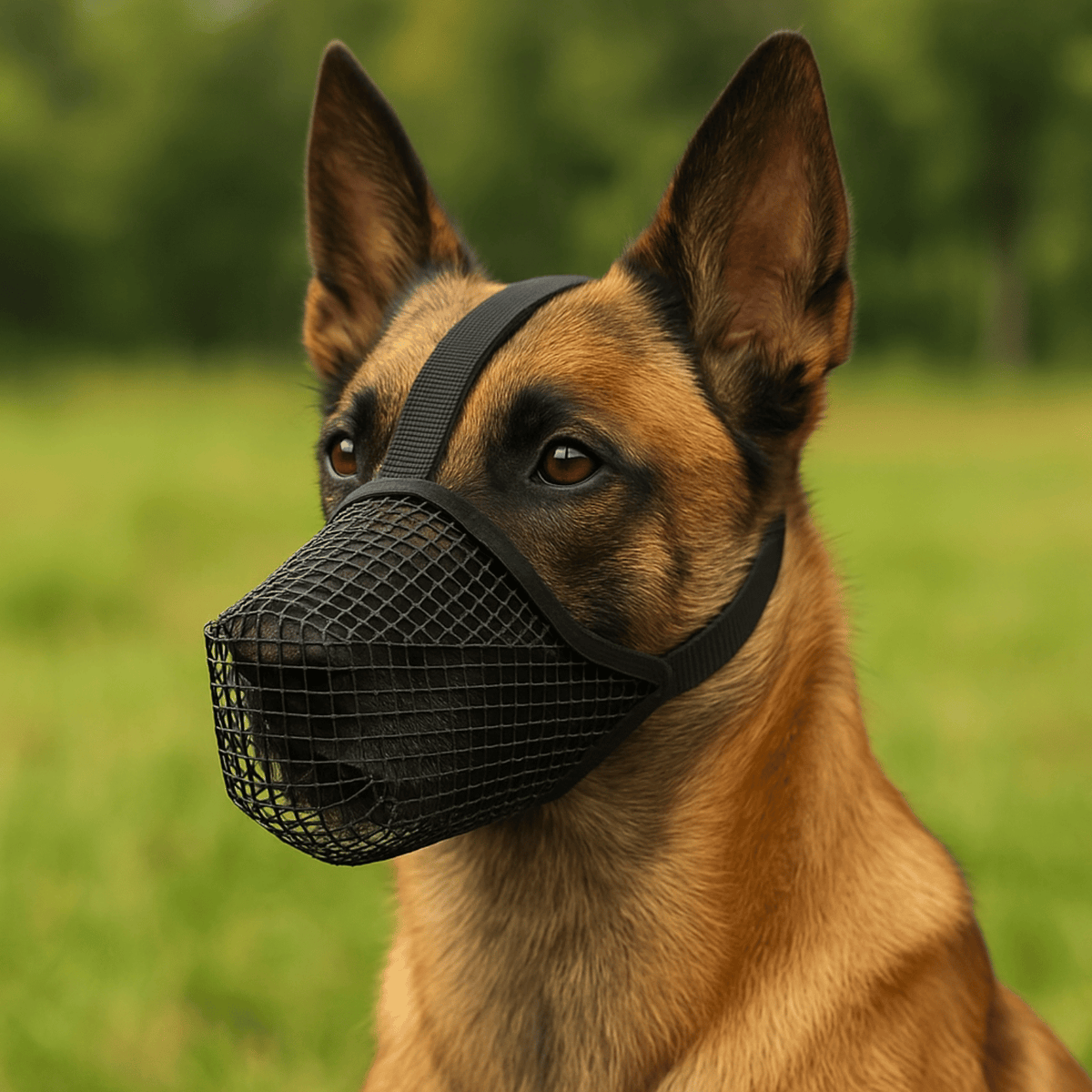 Soft Mesh Dog Muzzle – HoldFlow™