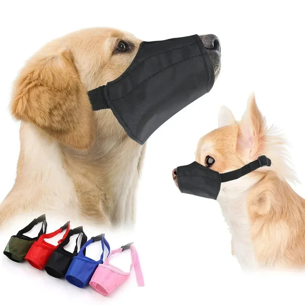 Adjustable Nylon Dog Muzzle – LeadLuxe™