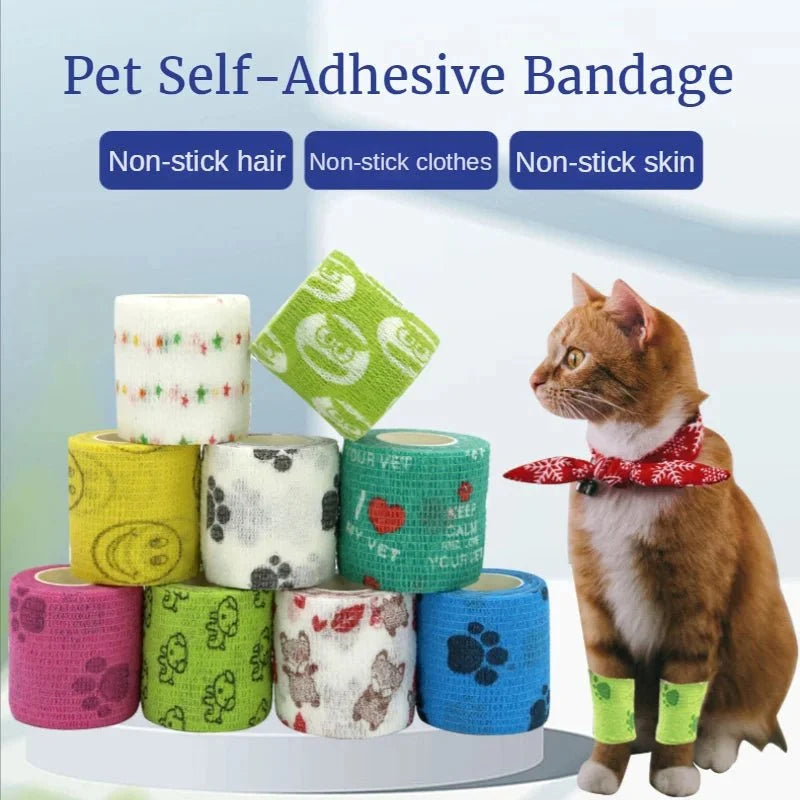 Self-Adhesive Pet First-Aid Bandage Tape – EaseStyle™