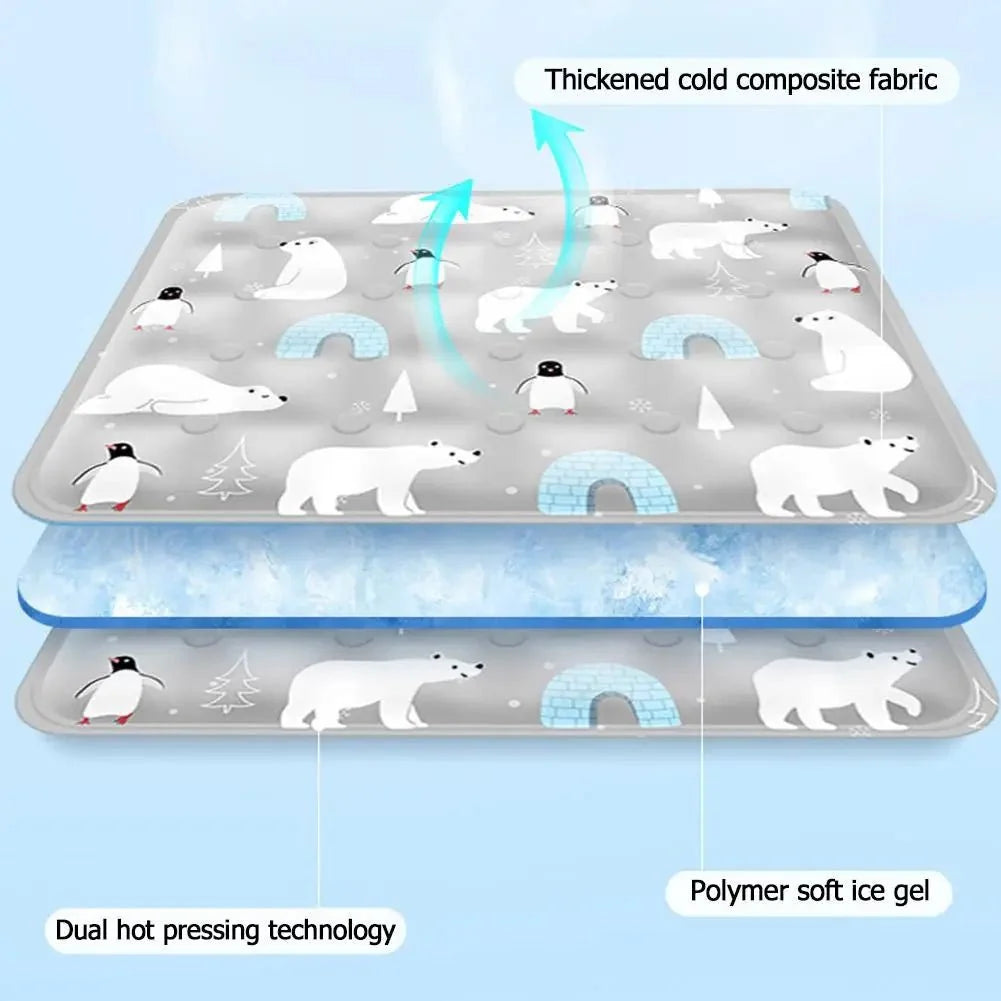 Gel Cooling Pet Mat for Dogs & Cats – SleepCore™