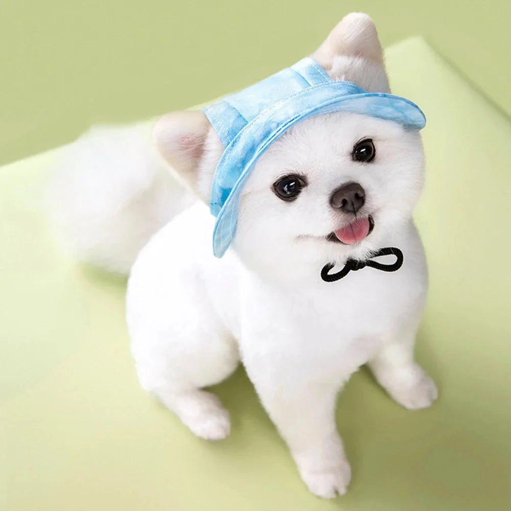 Adjustable Sun Hat for Dogs & Cats – FrostJoy™