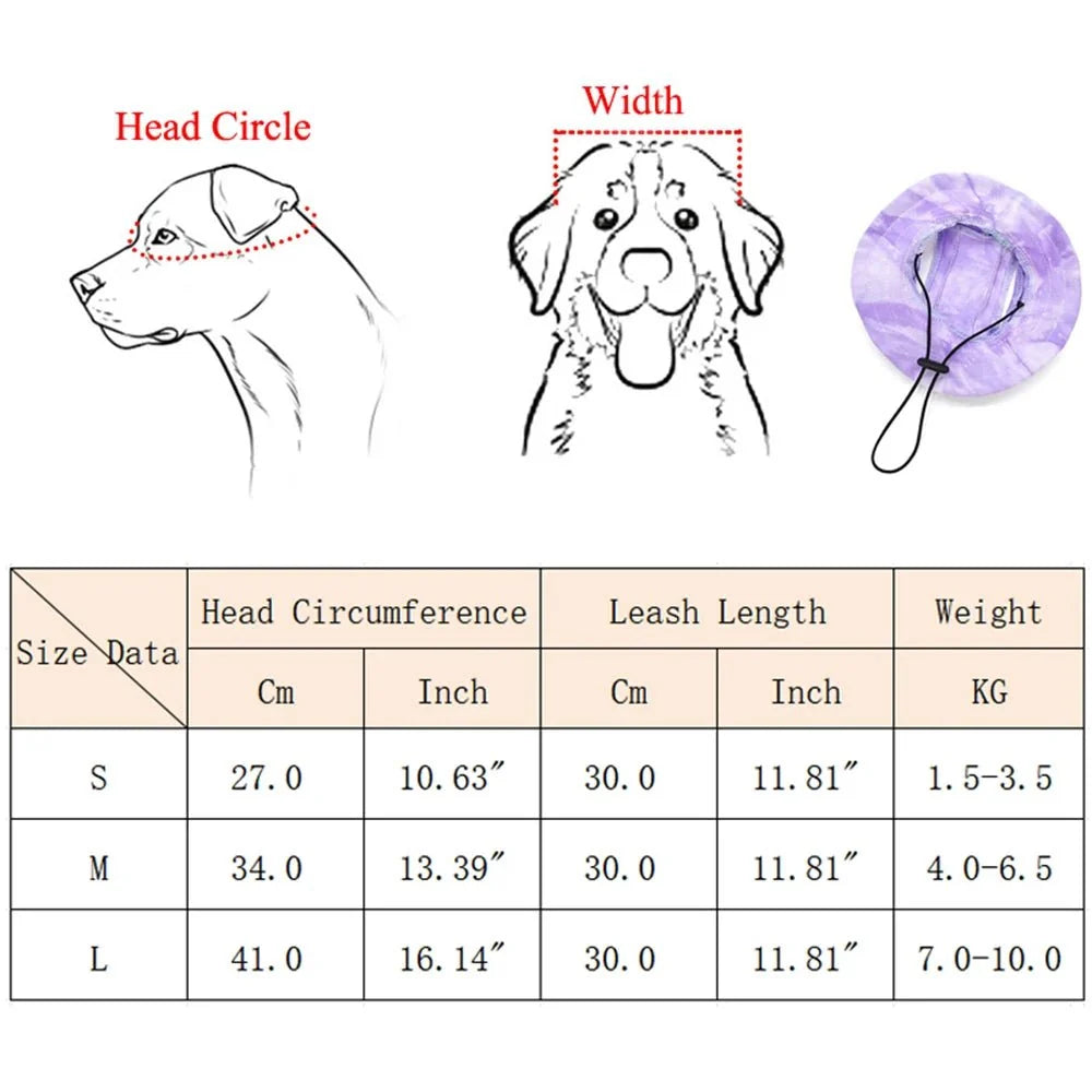 Adjustable Sun Hat for Dogs & Cats – FrostJoy™