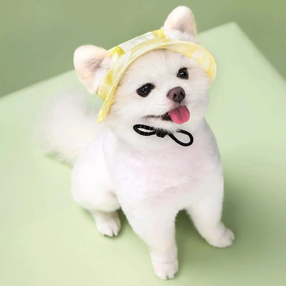 Adjustable Sun Hat for Dogs & Cats – FrostJoy™